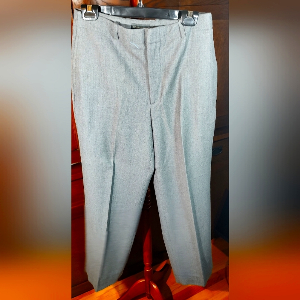 Gray Wool & Cashmere Dress Pants